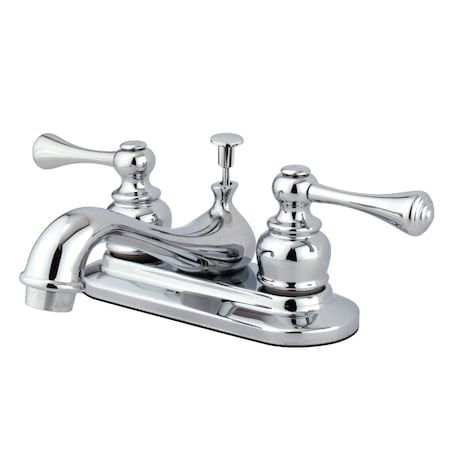 4 Centerset Bathroom Faucet, Chrome